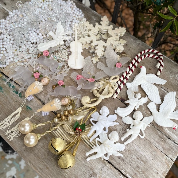 Holiday Vintage Victorian Christmas Tree Ornaments Bundle Poshmark